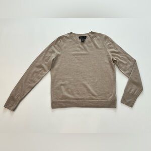 Extra Fine Merino Wool Tahari Sweater Womens Size Large Cream Beige